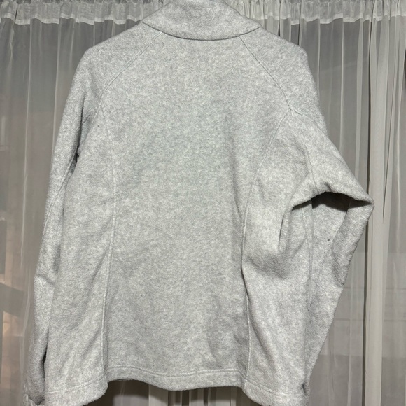 Columbia Fleece Full Zip Light Gray Jacket Size XL - Picture 2 of 10